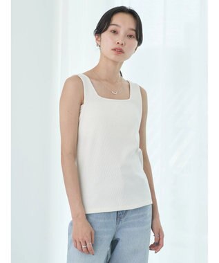 earth music&ecology ＳＥＴ２点メッシュカーディガン＋インナー Ivory