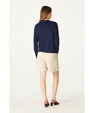 DAKS John Smedley for DAKS ハウスチェックカーディガン ネイビー