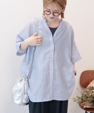 AMERICAN HOLIC スキッパードルマンビッグシャツ