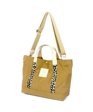 Regalo Felice 【軽量 / A4サイズ対応 / 自立する / 2way】トート / REGALO BE(ベージュ×ホワイトレオパード)