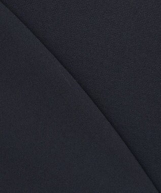 自由区 【セットアップ対応・洗える】トリアセダブルクロスノーカラー ジャケット ネイビー系