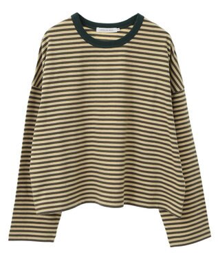 AMERICAN HOLIC マルチボーダーカットプルオーバー Yellow