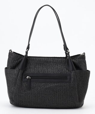 LA BAGAGERIE つまみハンドル　サマー2wayトートバッグ ブラック