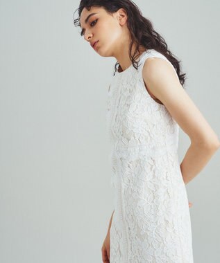 GRACE CONTINENTAL レースタイトドレス