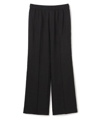 UNFILO 【セットアップ着用可/ウエストゴム】TENNEN TOUCH セミフレア パンツ ブラック