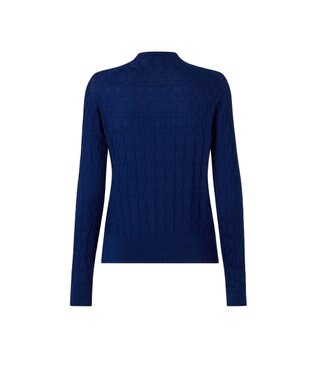 DAKS John Smedley for DAKS ハウスチェックカーディガン ネイビー