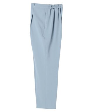 Green Parks きれいシルエットパンツ（とろみテーパード） Sax