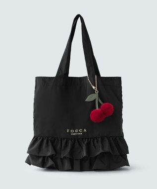 TOCCA SOGNO FUR CHARM TOTE トートバッグ【WEB＆一部店舗限定・A4サイズ対応】