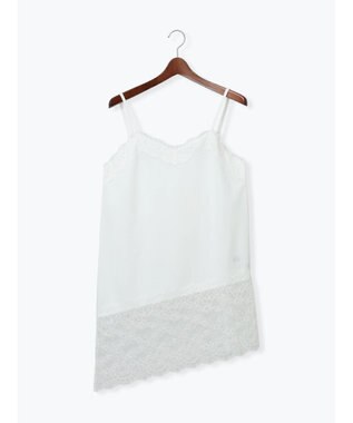 Te chichi イレギュラーヘムレイヤードレースキャミ オフホワイト