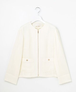 自由区 L 【洗える】ライトカラミノーカラー ジャケット オフ