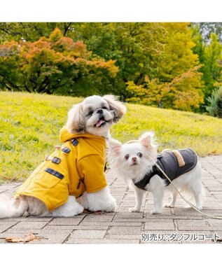 PET PARADISE ペットパラダイス 防寒フード付コート 小型犬 ブラック