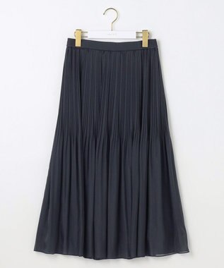 ANY SIS S 【洗える】シャイニープリーツ スカート ネイビー