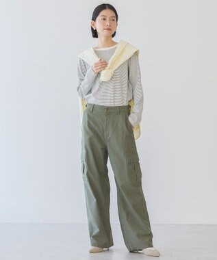 AMERICAN HOLIC クルーネックカットプルオーバー Black