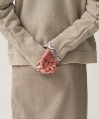 ATON NATURAL DYED URAKE | オーバーサイズスウェット - UNISEX BEIGE