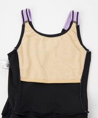 OP／FILA 【FILA】スクールワンピース水着 ブラック×パープル