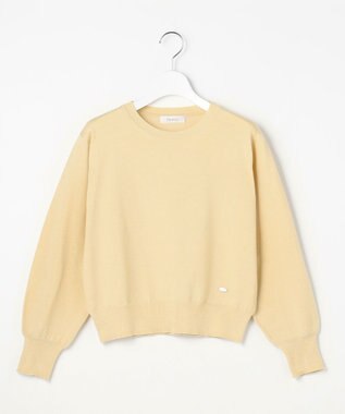 Feroux 【先行予約】美シルエットニット プルオーバー ライトイエロー系