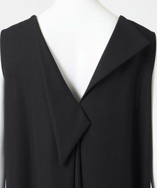 23区 【エステータ】コットンダブルクロス ワンピース ブラック系