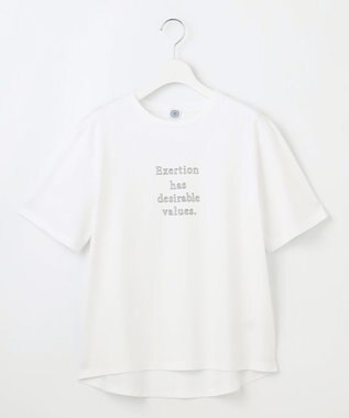 J.PRESS LADIES S ロゴTシャツ ホワイト系