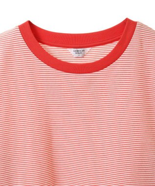 AMERICAN HOLIC クルーネックカットプルオーバー Red