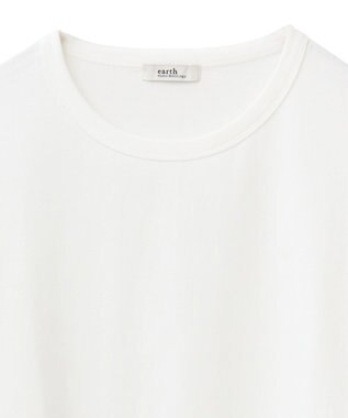 earth music&ecology アソートプリントワイドTee Ivory