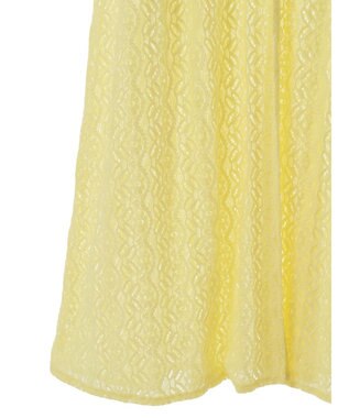 earth music&ecology フラワーレースキャミワンピース Yellow