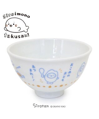  しろたん 白いもの 茶碗 日本製 《Siroimono takusan！》