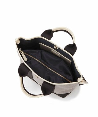 TOPKAPI 【Breath TOPKAPI】スコッチグレイン ネオレザー トート バッグ ショルダー付き M グレージュ