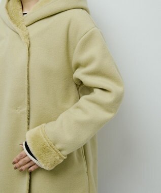 Green Parks フーディガウンコート Yellow