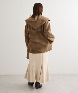 Green Parks フーディガウンコート Check