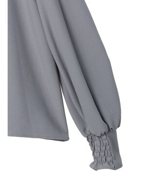 earth music&ecology ２ｗａｙストラップブラウス Grayish Blue