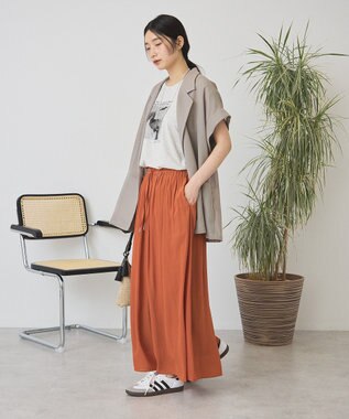 AMERICAN HOLIC メッシュフレンチジャケット Gray Beige
