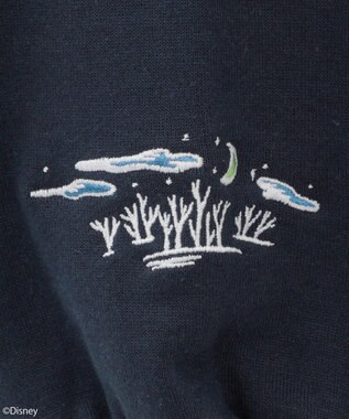 earth music&ecology ナイトメア／アソートプリントパーカー Navy