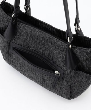 LA BAGAGERIE つまみハンドル　サマー2wayトートバッグ ブラック