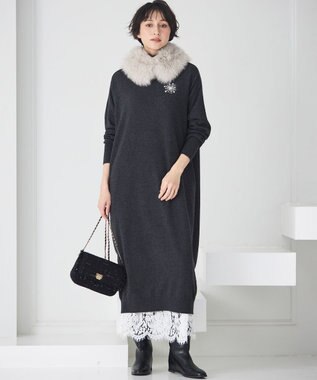 23区 リアルファー ティペット ベージュ系