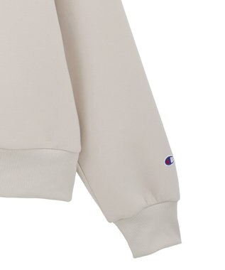 earth music&ecology Ｃｈａｍｐｉｏｎ×ｅｍａｅポンチハートスウェット Ecru