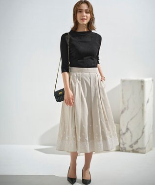 組曲 ベーシック シアーニット ブラック系