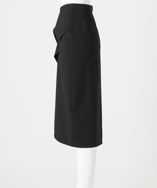 23区 S 【エステータ】ウールダブルクロス  スカート ブラック系