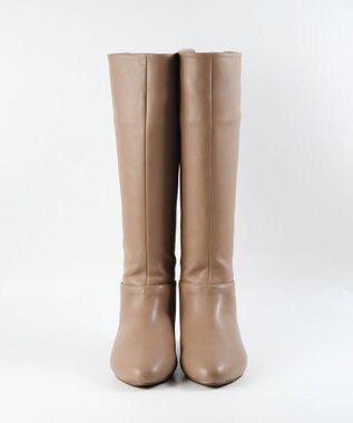 BONTRE 【MIONOTIS/ミオノティス】バックファスナーインヒールロングブーツ/40812 トープ