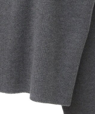 earth music&ecology コンパクトカーディガン Charcoal Gray