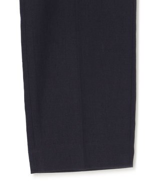 23区 【セットアップ対応/洗える】アイアスマットストレッチ テーパード パンツ ネイビー系