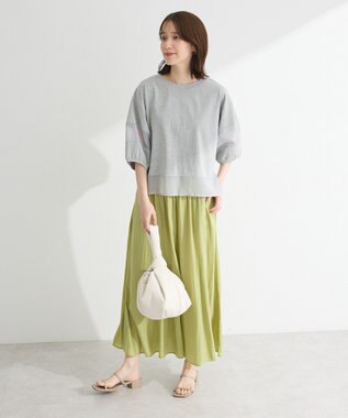Green Parks ・ＥＬＥＮＣＡＲＥ　ＤＵＥ　シアーキリカエプルオーバー Off White