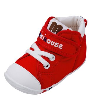 MIKI HOUSE HOT BISCUITS 【ミキハウス】【11.5-13.5cm】 ファーストベビーシューズ 赤