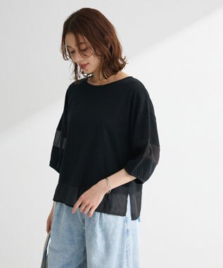 Green Parks ・ＥＬＥＮＣＡＲＥ　ＤＵＥ　シアーキリカエプルオーバー Off White