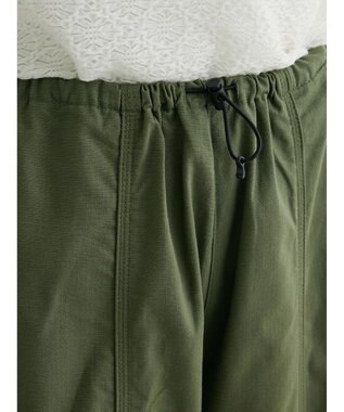 Green Parks ・Ｄｏｕｂｌｅ　Ｆｌａｇｓ　ミニリップイージーパンツ Khaki