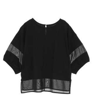 Green Parks ・ＥＬＥＮＣＡＲＥ　ＤＵＥ　シアーキリカエプルオーバー Off White