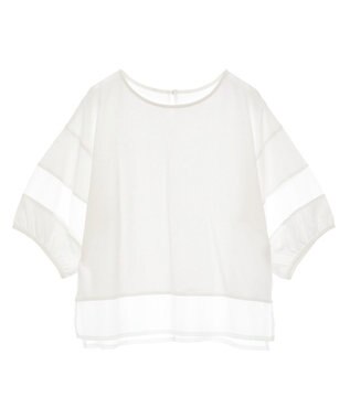 Green Parks ・ＥＬＥＮＣＡＲＥ　ＤＵＥ　シアーキリカエプルオーバー Off White