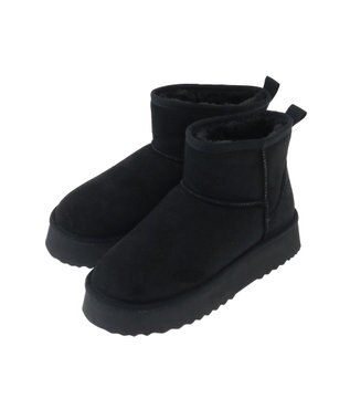 earth music&ecology ＯＲｉｅｎｔａｌ　ＴＲａｆｆｉｃ　ムートンタッチブーツ Black