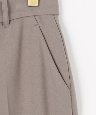 ANY SIS ビューティサーモ2WAYストレッチ ワイドパンツ グレージュ