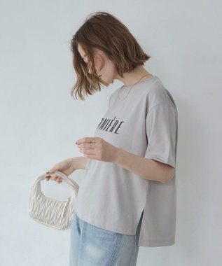 WEGO 【2026春夏新作】接触冷感プリントロゴT グレー