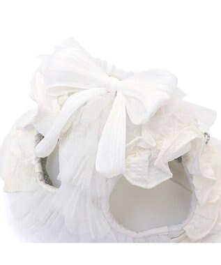 PET PARADISE cherircouture フリフリハーネス 《ホワイト》 小型犬 ４Ｓ/３Ｓ ホワイト